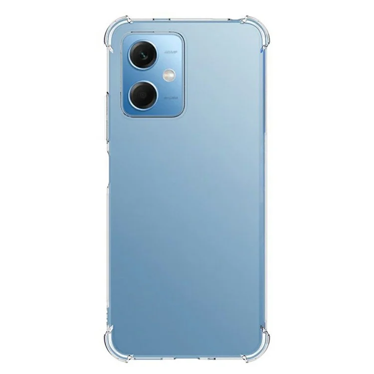 For Xiaomi Redmi Note 12 5G (Global) / (India) / (China) / Poco X5 5G Reinforced Corners Phone Case Soft TPU Transparent Anti-Slip Phone Cover