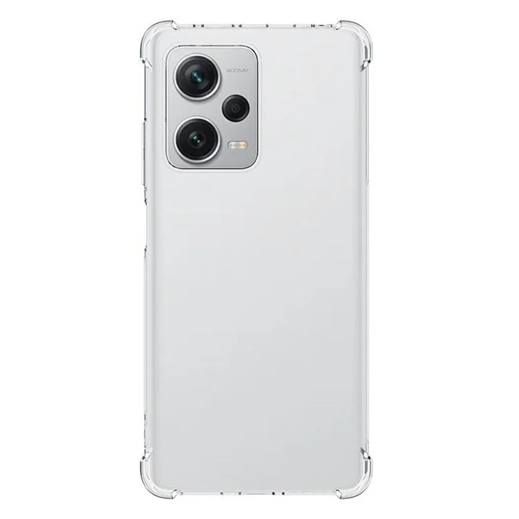 Для Xiaomi Redmi Note 12 Pro+ 5G Мягкий TPU противоскользящий чехол для телефона с защитой углов от царапин