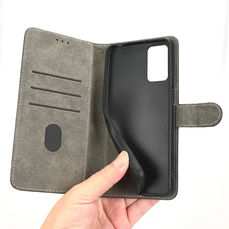 Para Motorola Moto G42 4G Capa de Telefone à Prova de Choque PU Couro RFID Bloqueio Magnético Anti-Arranhões Capa com Carteira Suporte - Preto
