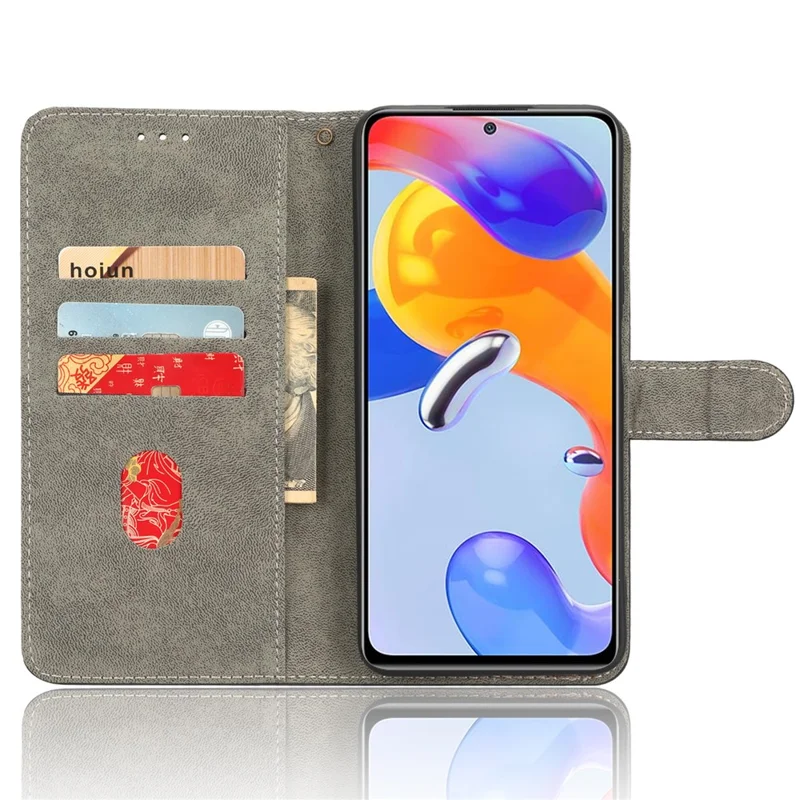 For Xiaomi Redmi Note 11 Pro 4G (MediaTek) / Note 11 Pro 5G (Qualcomm) / Note 12 Pro 4G / Note 11E Pro 5G RFID Blocking PU Leather Phone Case Fully Wrapped Magnetic Mobile Phone Cover with Wallet Stand - Black