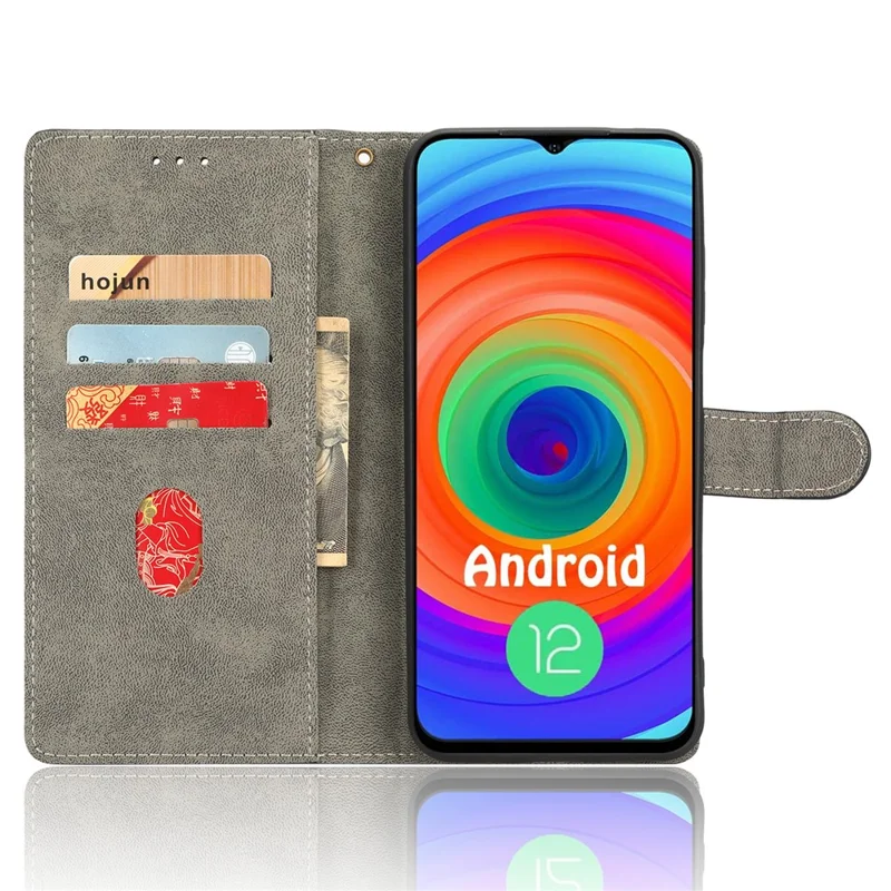 Voor Ulefone Note 14 Stootvaste PU Leren Telefoonhoes Portemonnee Stand RFID Blokkering Magnetische Mobiele Telefoonhoes - Blauw