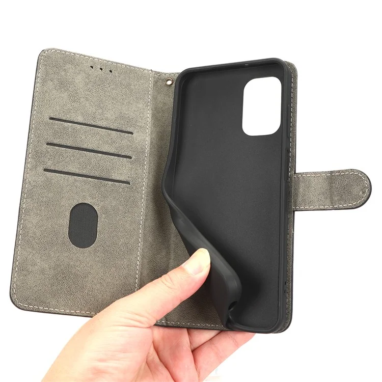 Para Nokia G60 5G PU Leather Shockproof Phone Cover RFID Blocking Flip Wallet Phone Case with Stand - Black