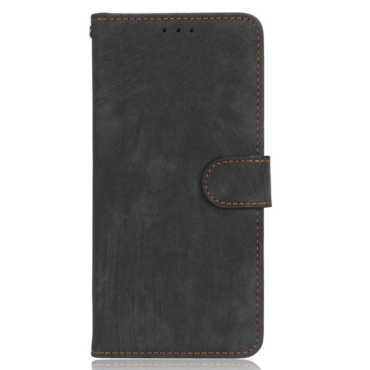 For Nokia G60 5G PU Leather Shockproof Phone Cover RFID Blocking Flip Wallet Phone Case with Stand - Black