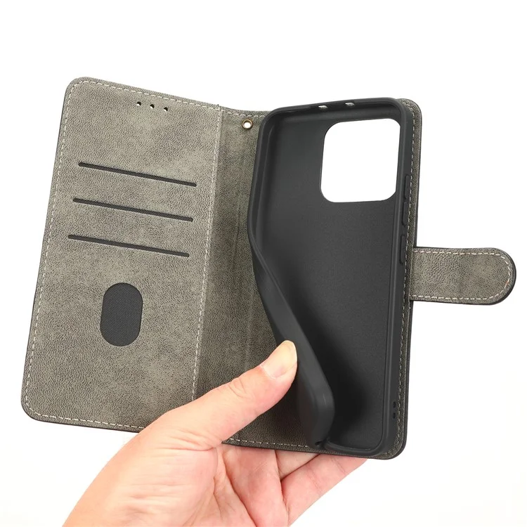 Per Xiaomi 13 Pro 5G Flip Wallet Telet Case di Blocco RFID Blocking RFID Con Portafoglio - Nero