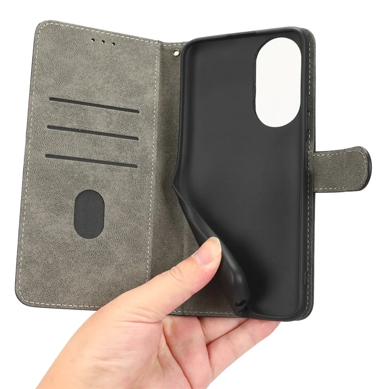 RFID Blocking Phone Cover For Honor X7, Foldable Stand Magnetic PU Leather Protective Phone Wallet Case - Blue