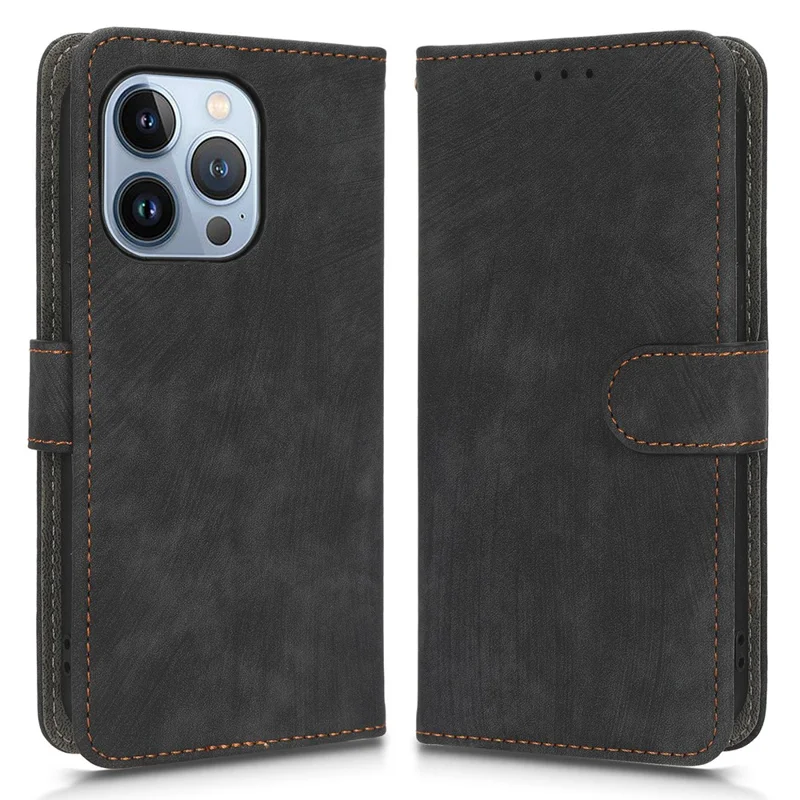 Phone Case For Xiaomi 13 Pro 5G, RFID Blocking Magnetic Flip Leather Phone Cover with Wallet Stand - Black