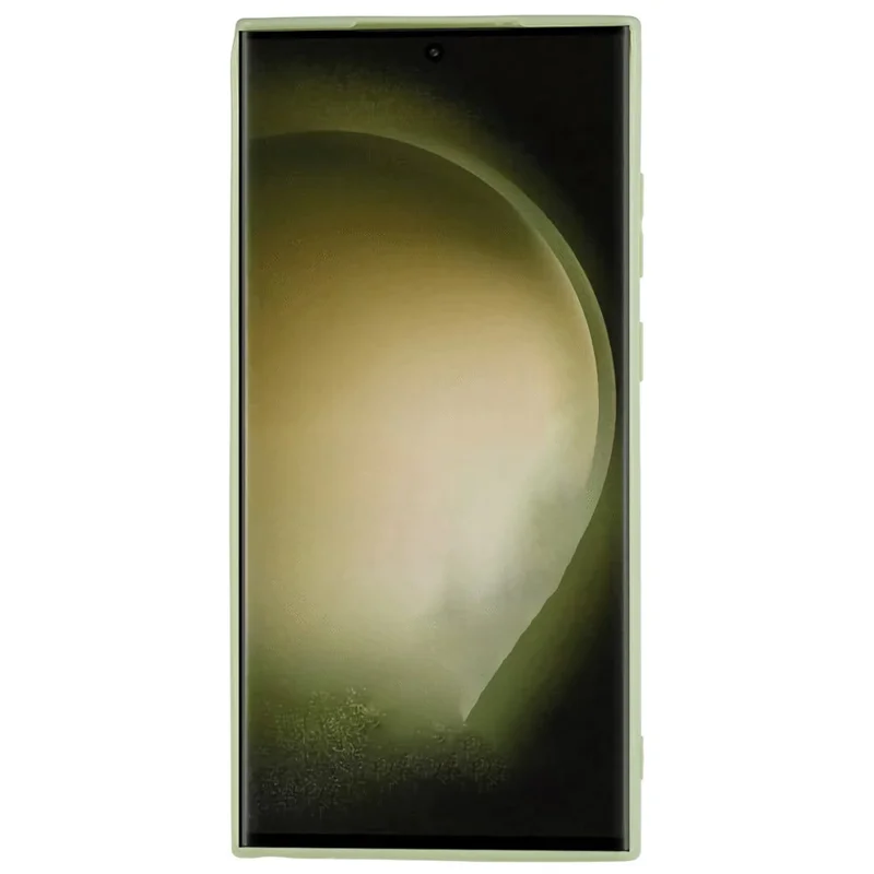 For Samsung Galaxy S23 Ultra Matte TPU Phone Case Shockproof Flexible Back Cover - Green