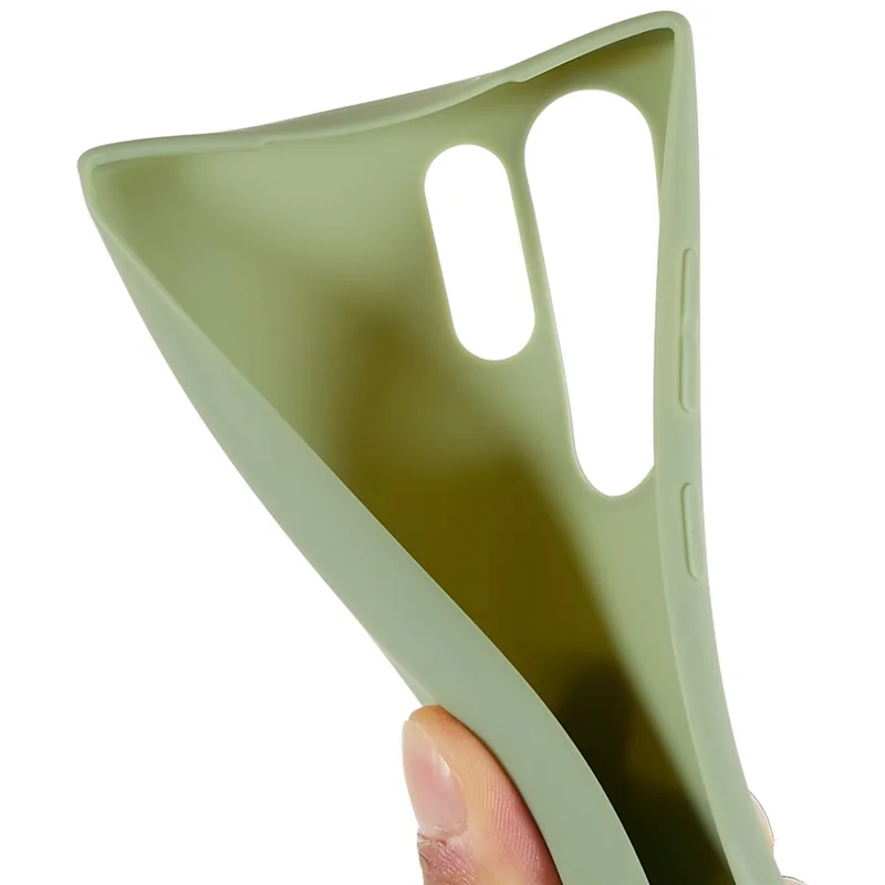 For Samsung Galaxy S23 Ultra Matte TPU Phone Case Shockproof Flexible Back Cover - Green