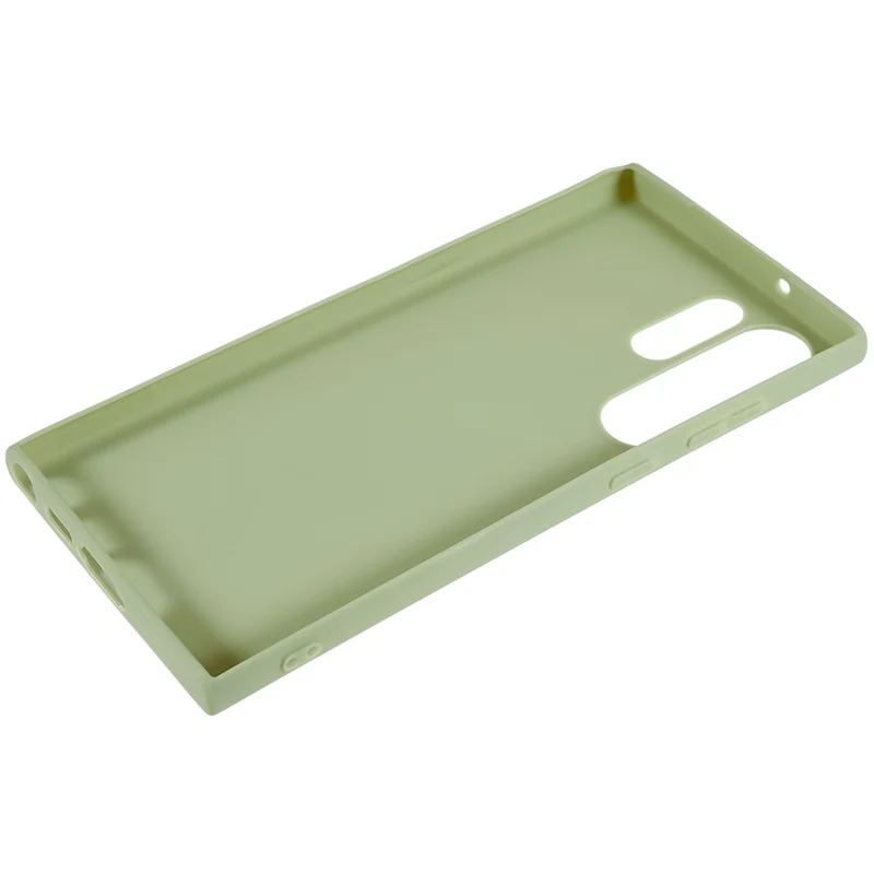 For Samsung Galaxy S23 Ultra Matte TPU Phone Case Shockproof Flexible Back Cover - Green