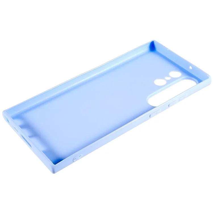 Pour Samsung Galaxy S23 Ultra Coque de téléphone en TPU mate antichoc souple - Violet clair