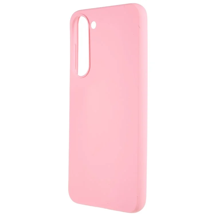 For Samsung Galaxy S23+ Soft TPU Matte Finish Coating Case Smooth Flexible Protective Phone Cover - Pink