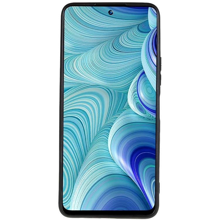 Para Infinix Hot 11s NFC 4G Soft TPU Phone Case Matte Anti-Fingerprint Protective Cover - Black