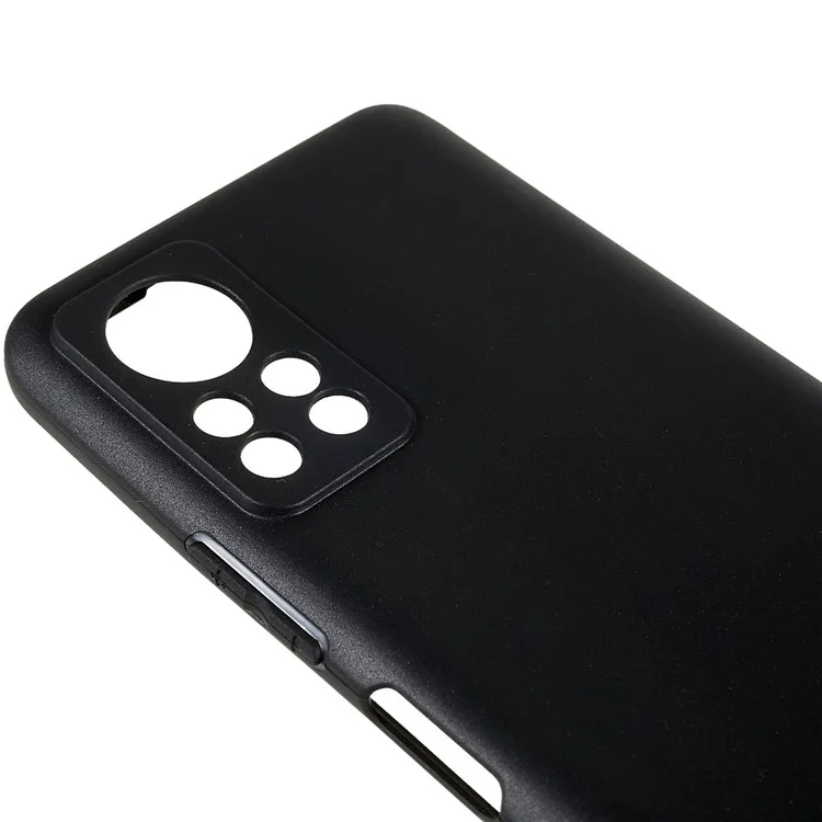 Para Infinix Hot 11s NFC 4G Soft TPU Phone Case Matte Anti-Fingerprint Protective Cover - Black