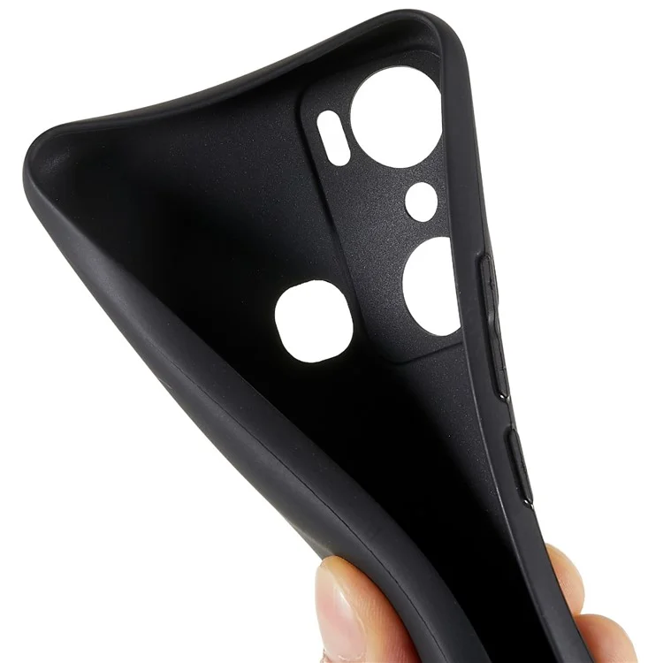 Para Infinix Hot 20i 4G Anti-Impressão Digital Matte Flexible Black Cell Phone Cover TPU Case Anti-Arranhões Protective Shell