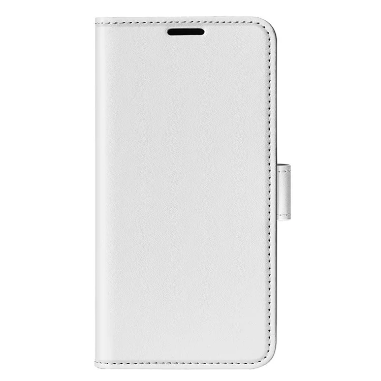 Per Huawei nova Y61 4G Crazy Horse Texture PU Leather Wallet Case Stand Shockproof Flip Protective Phone Cover - Bianco