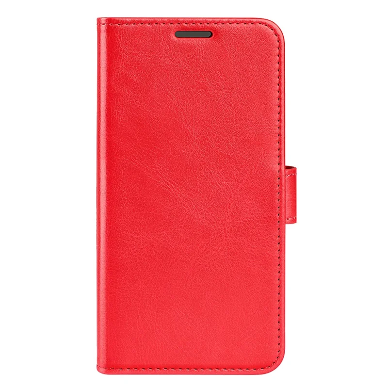 For Huawei nova Y61 4G Crazy Horse Texture PU Leather Wallet Case Stand Shockproof Flip Protective Phone Cover - Red