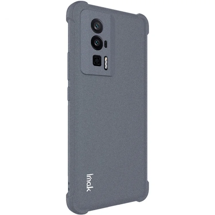 IMAK For Xiaomi Poco F5 Pro 5G / Redmi K60 Pro 5G / K60 5G Drop-proof Phone Case Matte Soft TPU Protective Phone Back Cover - Grey