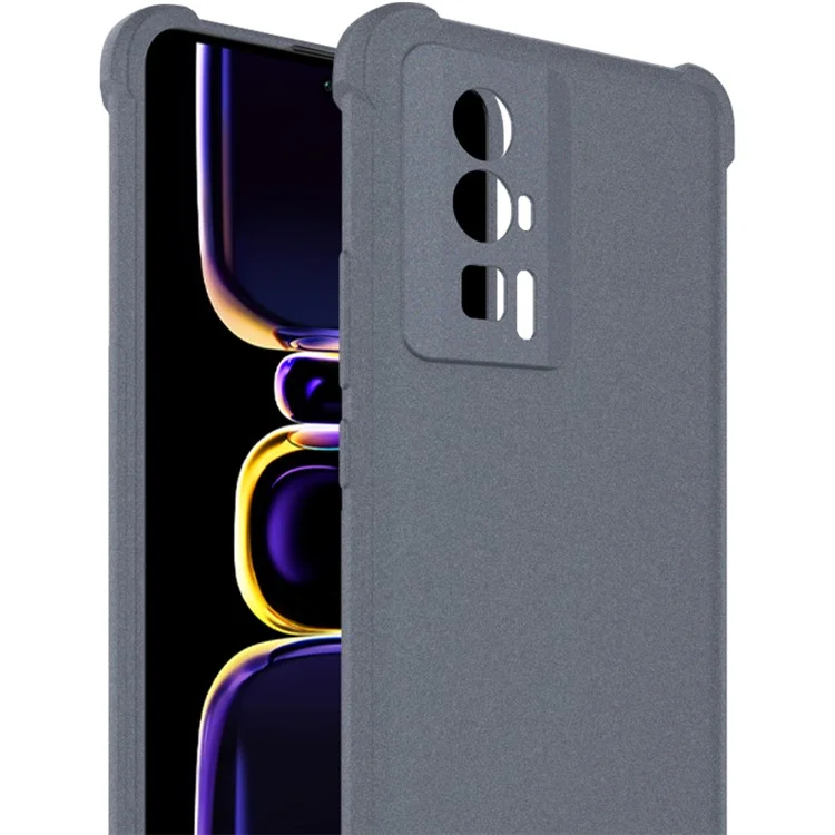 IMAK For Xiaomi Poco F5 Pro 5G / Redmi K60 Pro 5G / K60 5G Drop-proof Phone Case Matte Soft TPU Protective Phone Back Cover - Grey