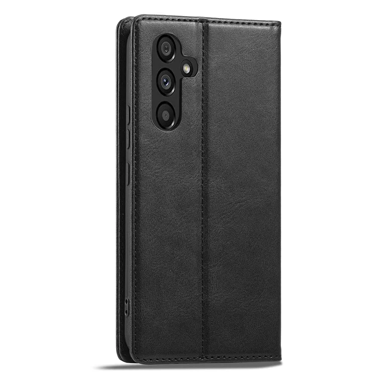 LC.IMEEKE per Samsung Galaxy A54 5G Custodia in pelle PU antigraffio Flip Phone Wallet con blocco RFID Stand Magnetic Absorption Drop-proof Phone Cover - Nero