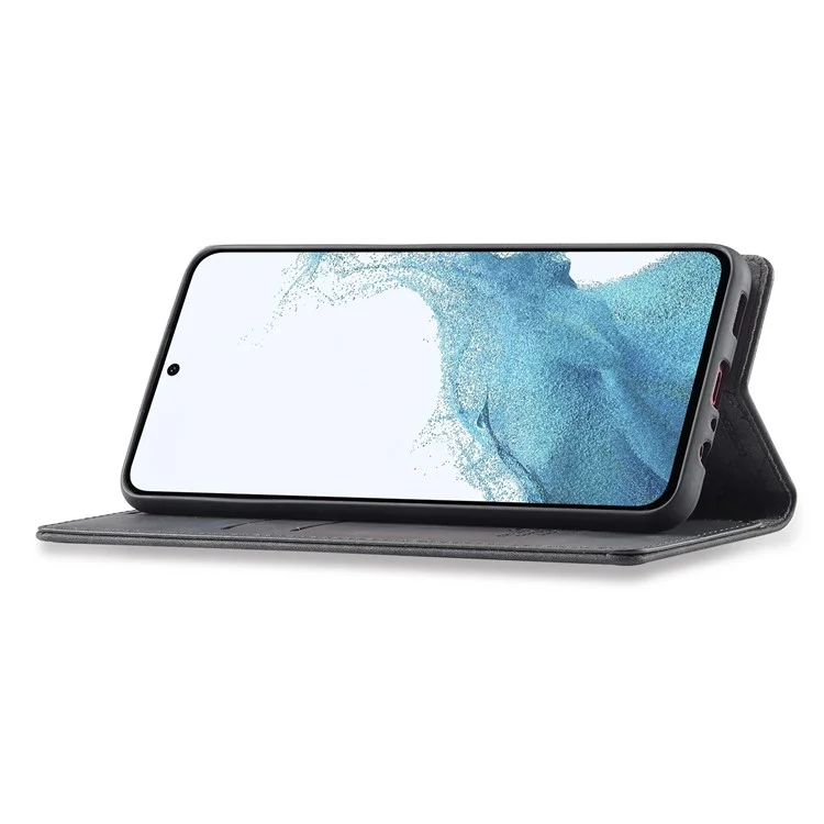 LC.IMEEKE Per Samsung Galaxy A34 5G Custodia Protettiva per Cellulare in Pelle PU Flip Folio Wallet Stand Magnetica Absorption Phone Case - Nero
