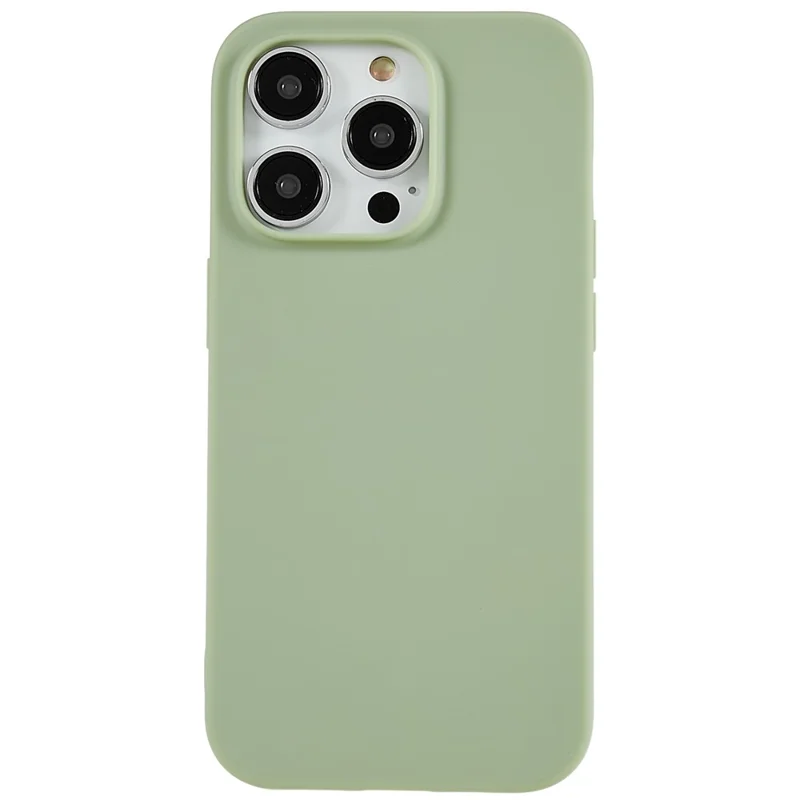 For iPhone 13 Pro 6.1 inch Back Shell, Anti-Fingerprint Soft TPU Phone Case Matte Protective Cover - Green
