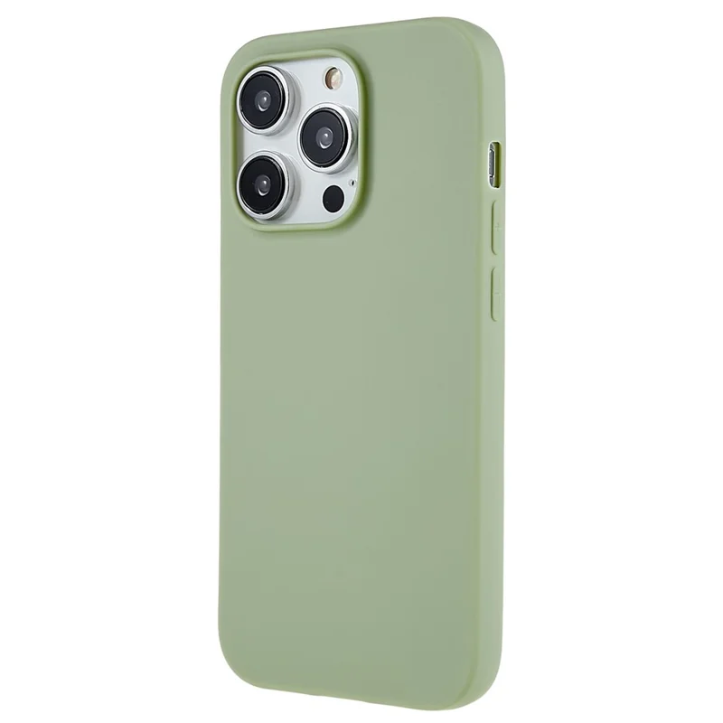 For iPhone 13 Pro 6.1 inch Back Shell, Anti-Fingerprint Soft TPU Phone Case Matte Protective Cover - Green