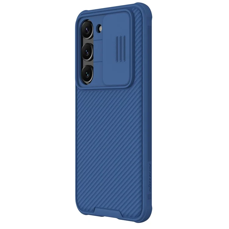 NILLKIN CamShield Pro Series for Samsung Galaxy S23+ Protective Phone Case with Slide Camera Cover Anti-scratch Phone Shell - Blue