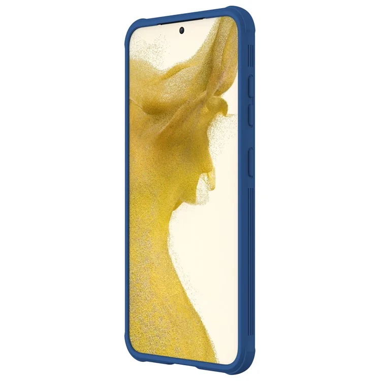 NILLKIN CamShield Pro Series for Samsung Galaxy S23+ Protective Phone Case with Slide Camera Cover Anti-scratch Phone Shell - Blue