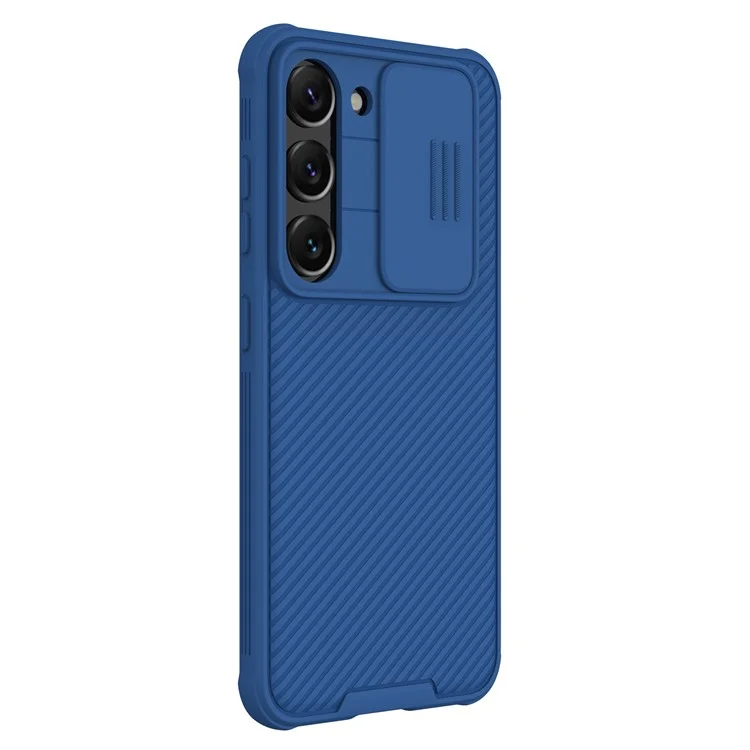 NILLKIN CamShield Pro Series for Samsung Galaxy S23+ Protective Phone Case with Slide Camera Cover Anti-scratch Phone Shell - Blue