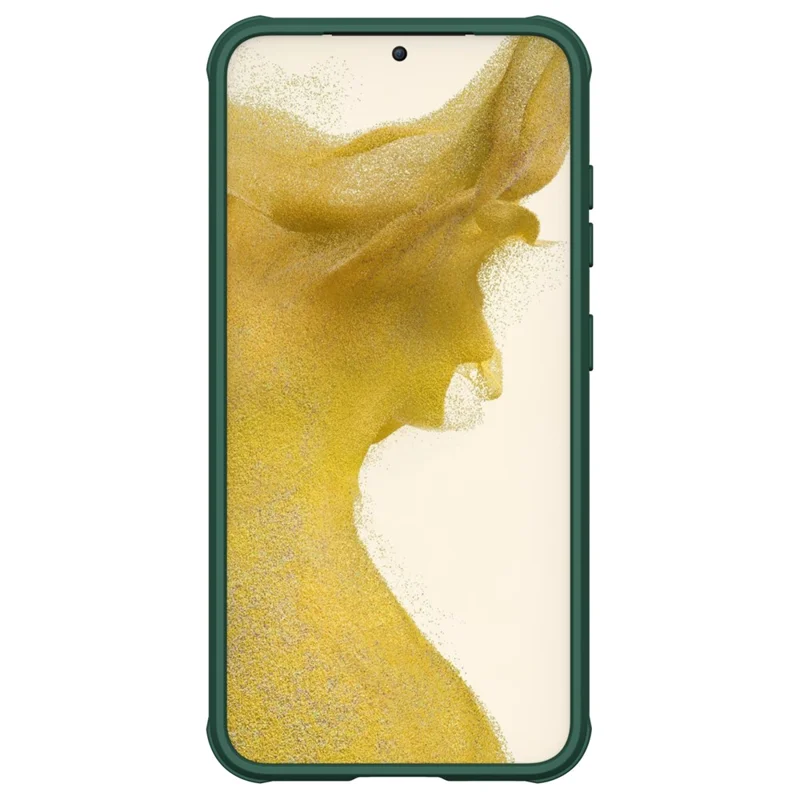 NILLKIN CamShield Pro Series for Samsung Galaxy S23+ Protective Phone Case with Slide Camera Cover Anti-scratch Phone Shell - Green