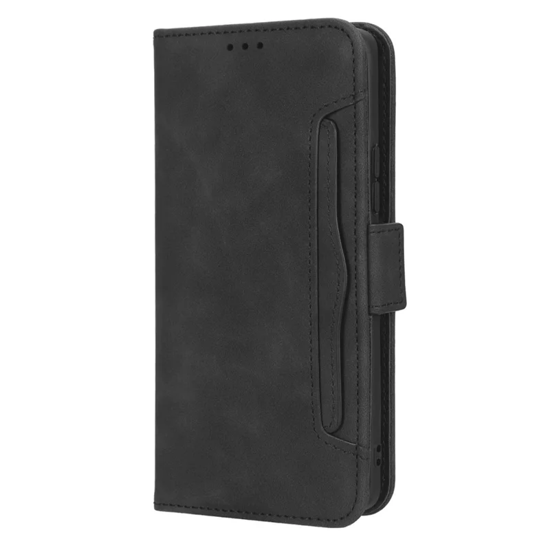 Per Xiaomi 13 5G custodia per telefono in pelle PU antiurto, con slot multipli per schede, protezione magnetica completa, custodia a portafoglio con supporto - Nero