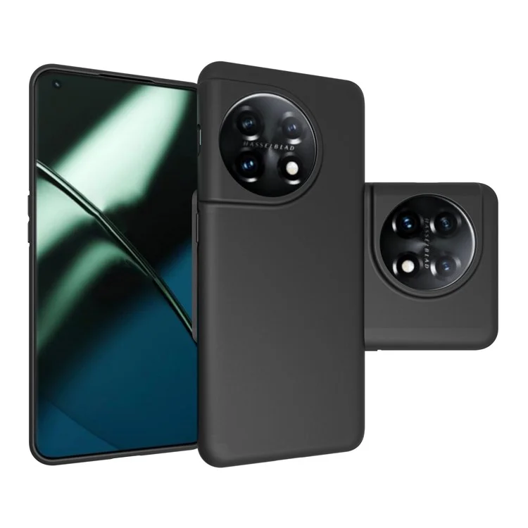 10Pcs / Pack TPU Case per OnePlus 11 5G, Finitura Opaca Anti-graffio Custodia Protettiva per Telefono - Nero