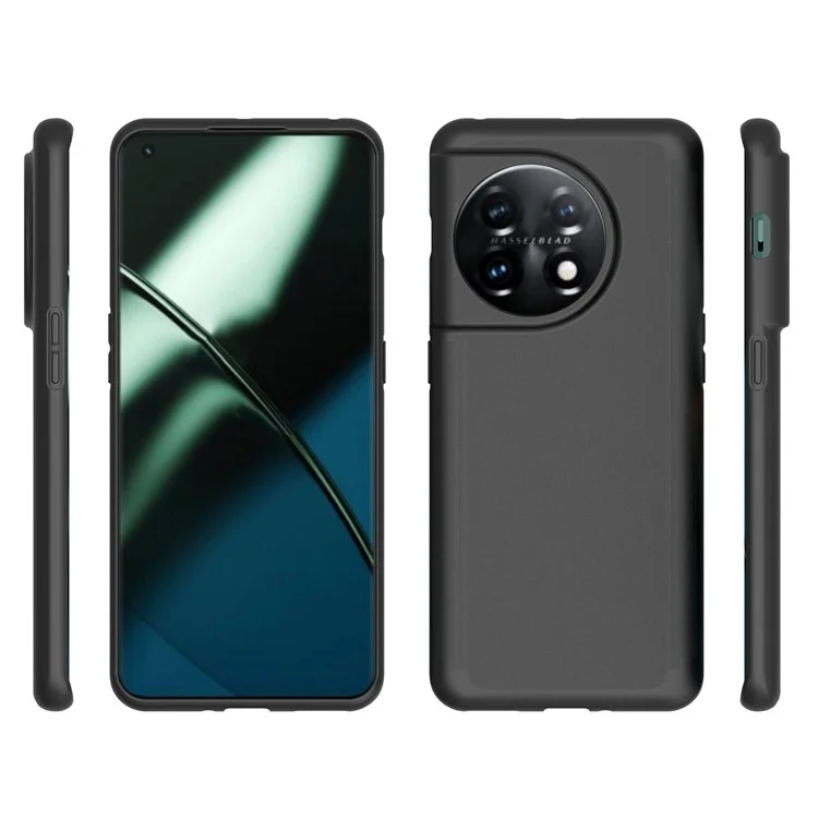 10Pcs / Pack TPU Case per OnePlus 11 5G, Finitura Opaca Anti-graffio Custodia Protettiva per Telefono - Nero