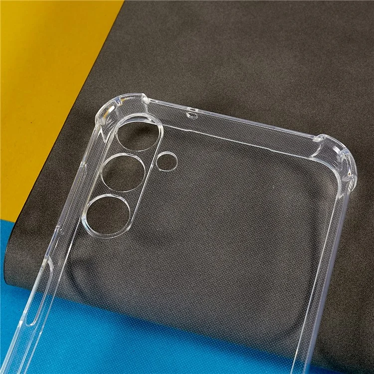 Pour Samsung Galaxy A13 5G / A04s 4G (164,7 x 76,7 x 9,1 mm) Coque arrière de téléphone anti-chute en TPU transparent et souple avec cordon