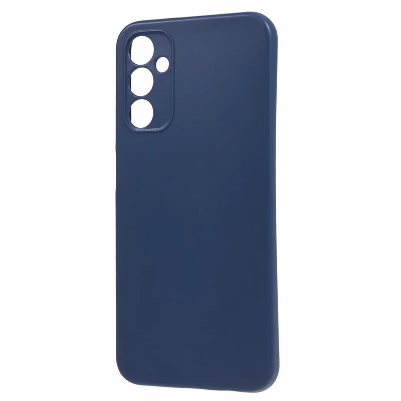 For Samsung Galaxy A14 5G / A14 4G Bump Proof Glossy Back Shell, Glossy TPU Phone Case Protective Cover - Blue