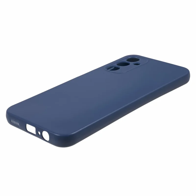 For Samsung Galaxy A14 5G / A14 4G Bump Proof Glossy Back Shell, Glossy TPU Phone Case Protective Cover - Blue