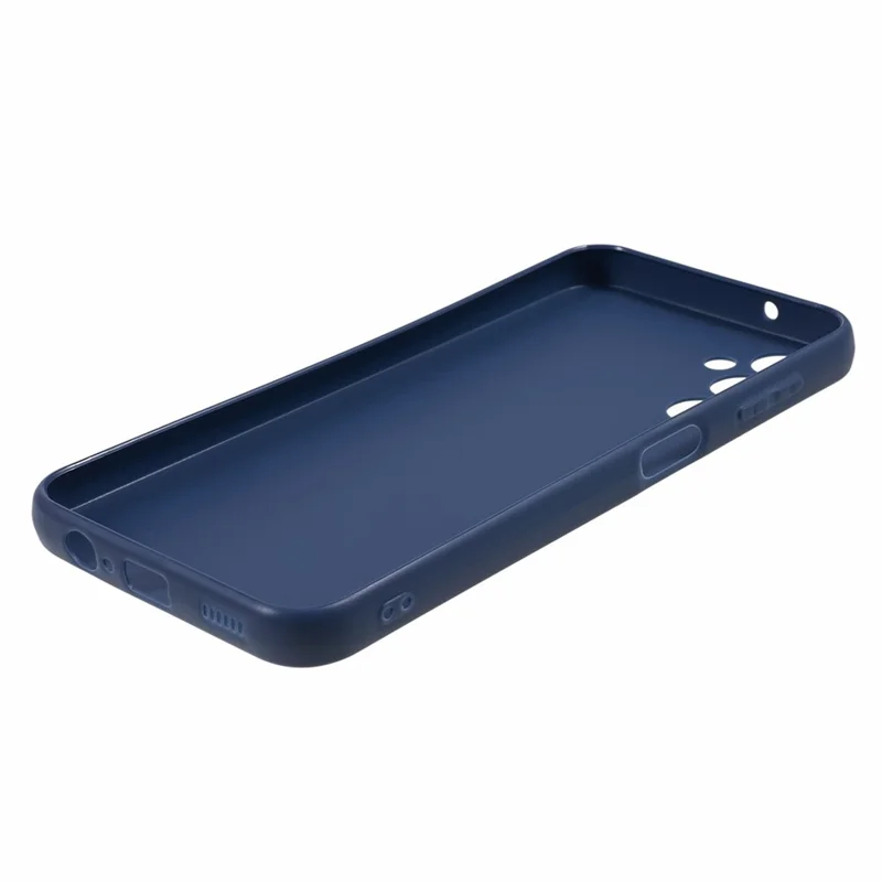 For Samsung Galaxy A14 5G / A14 4G Bump Proof Glossy Back Shell, Glossy TPU Phone Case Protective Cover - Blue