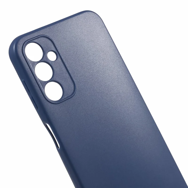 For Samsung Galaxy A14 5G / A14 4G Bump Proof Glossy Back Shell, Glossy TPU Phone Case Protective Cover - Blue