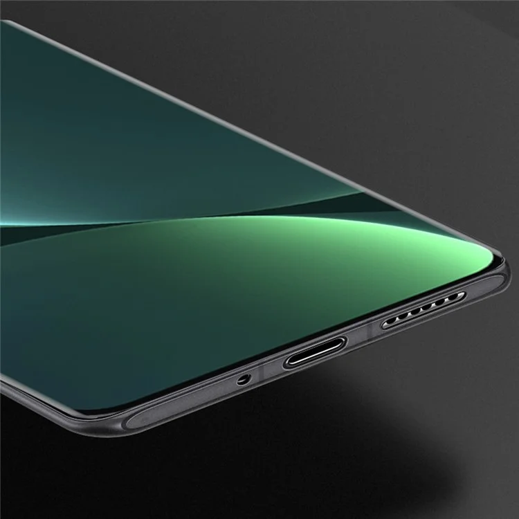 Ultra Thin Mobile Phone Case for Xiaomi 13 Pro 5G, Anti-scratch Matte PP Back Cover - Transparent Black