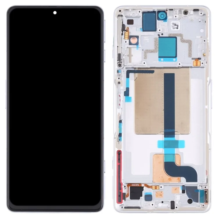 Per Xiaomi Redmi K50 Gaming 5G / Poco F4 GT GT Grado B Schermo LCD e Gruppo Digitalizzatore + Parte Del Telaio (tecnologia Tft) (senza Logo) - Bianco