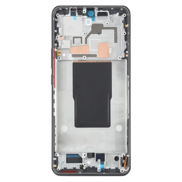 Для Xiaomi Redmi K50 Ultra 5G / 12T 5G / 12T Pro 5G Класс S OEM AMOLED Экран и Комплект Цифровизатора + Рамка (без Логотипа) - Черный