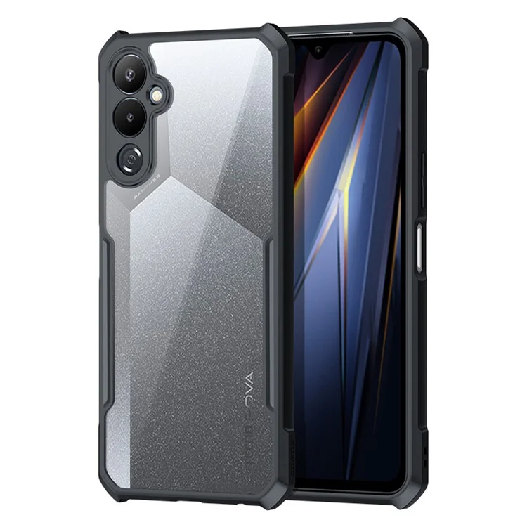 XUNDD For TECNO Pova 4 4G Легкий прозрачный чехол для телефона Акрил+TPU Противоударный чехол для телефона