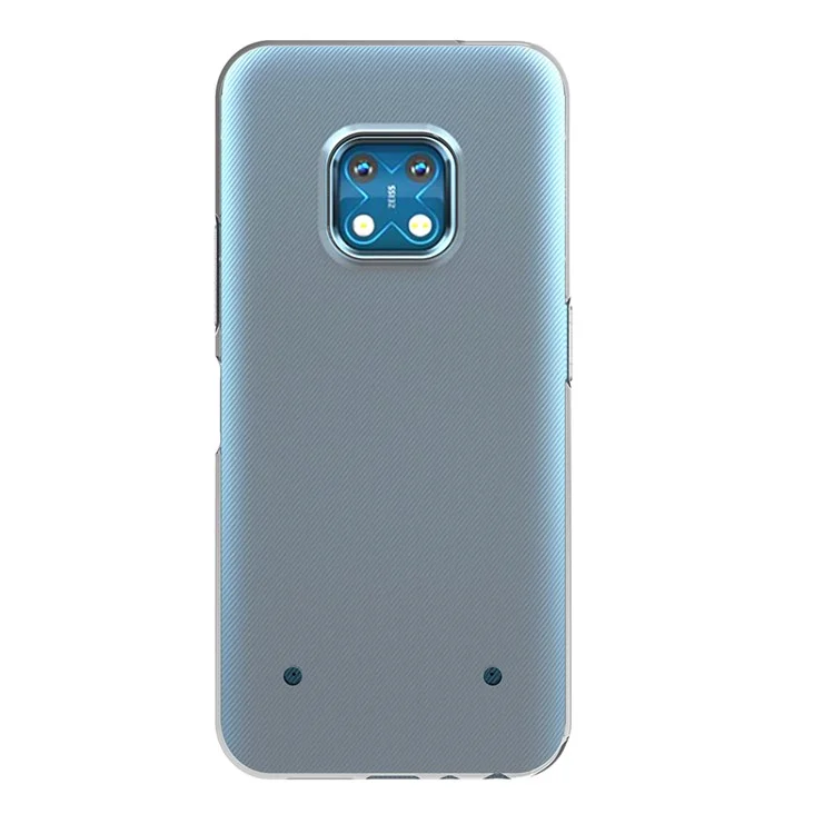 Para Nokia XR20 5G Glossy TPU Phone Case Inner Watermark-Free Anti-scratch Clear Cover (10pcs at least for Order)
