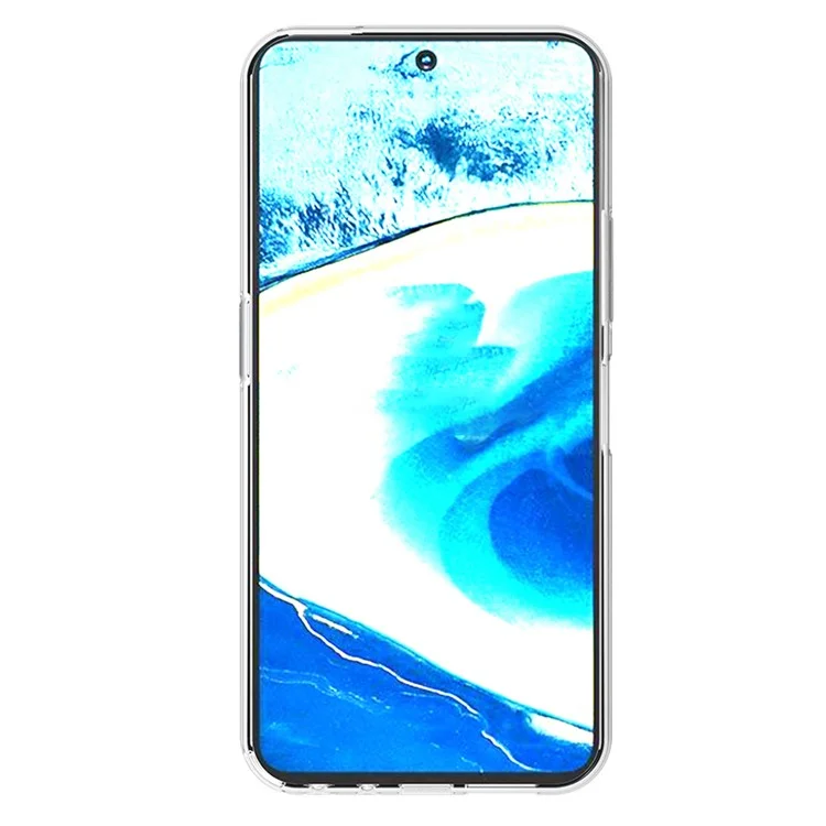 Para Nokia XR20 5G Glossy TPU Phone Case Inner Watermark-Free Anti-scratch Clear Cover (10pcs at least for Order)