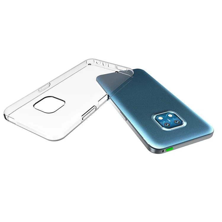 Para Nokia XR20 5G Glossy TPU Phone Case Inner Watermark-Free Anti-scratch Clear Cover (10pcs at least for Order)