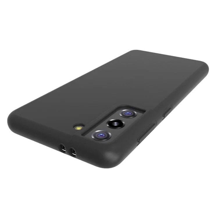 Para Samsung Galaxy S21 5G / S21 4G Acabado mate de doble cara Estuche de teléfono de TPU suave Cubierta antiarañazos y antideslizante (al menos 10 piezas por pedido) - Negro