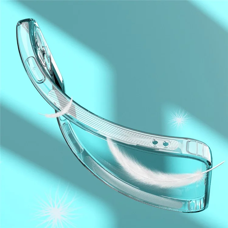 For iPhone 12 Pro 6.1 inch Anti-Slip Frame TPU Phone Case Non-Yellowing Clear Protection Cover