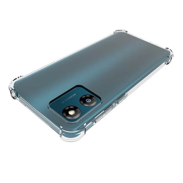 Pour Motorola Moto E13 4G Shock-absorbing Anti-Slip Clear Phone Case Reinforced Corners TPU Protective Cover