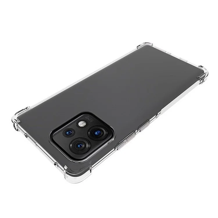Per Motorola Moto X40 5G / Edge 40 Pro 5G Trasparente Anti-Scivolo Custodia per Telefono Angoli Rinforzati TPU Antiurto Custodia Protettiva