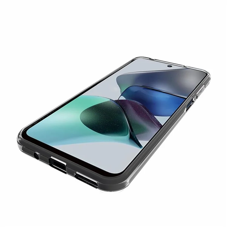 10 Stück / Packung für Motorola Moto G23 4G Innere Wasserzeichen-freie TPU-Hülle Kratzfest Transparente Handyhülle